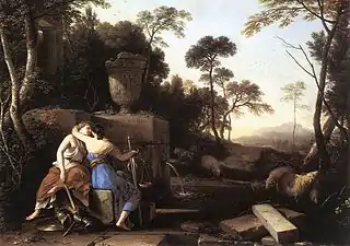 Paysage avec la Paix embrassant la Justice, 1654, Musée d'art de Toledo