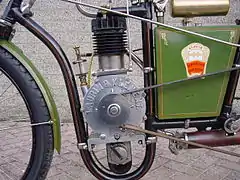 Laurin & KlementBloc moteur de la moto Type TI (1903).