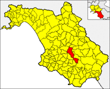 Localisation de Laurino