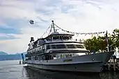 Le bateau CGN "Lausanne" à Lausanne-Ouchy en 2018