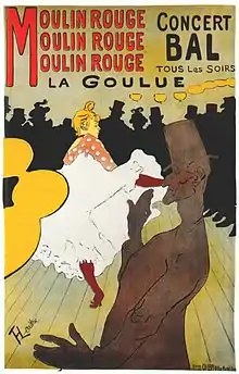 Henri de Toulouse-Lautrec - Moulin-Rouge-La Goulue (1892)