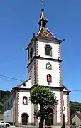 Côté sud de l'église.