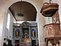 Intérieur de l'église des Carmes de Lauzerte