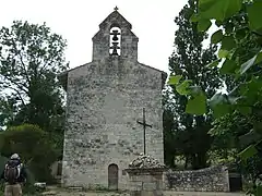 La chapelle Saint-Sernin non loin de Lauzerte.