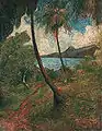 Charles Laval : Paysage de Martinique (huile sur toile, 1887) [anciennement attribué à Paul Gauguin]