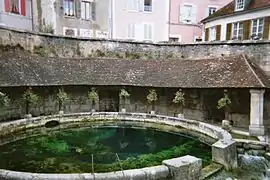 Lavoir de la Fosse Dionne à Tonnerre (89).