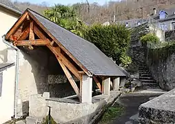 Le lavoir du centre du village.