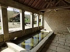 Lavoir de Millaudon (intérieur).