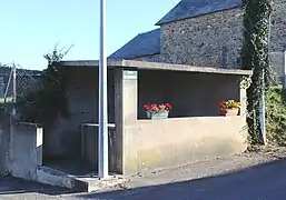 Lavoir du foyer rural en 2017.