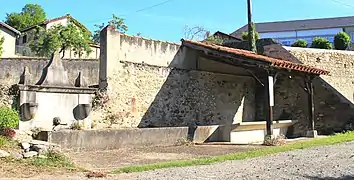 Le lavoir de la rue des Fontaines.