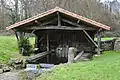 Lavoir situé près de l'église.