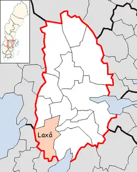 Localisation de Laxå