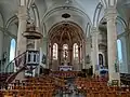 Vue intérieure de l’église.