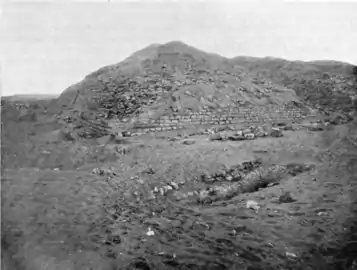 Vue de la maçonnerie et de l'entrée de la descenderie, 1910