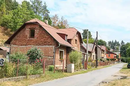 Maisons à Leštinka.