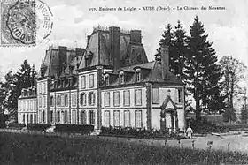 Le château des Nouettes vers 1900.