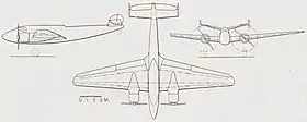 vue en plan de l’avion