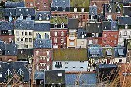 Maisons vues des Terrasses.