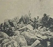 Le 30e bataillon de chasseurs à pied en 1914.
