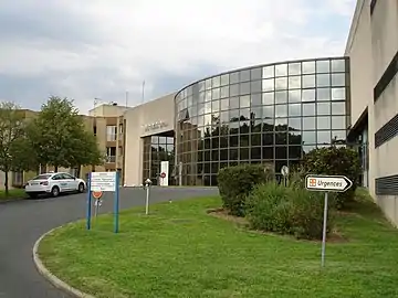 Le centre hospitalier du Blanc en 2011.