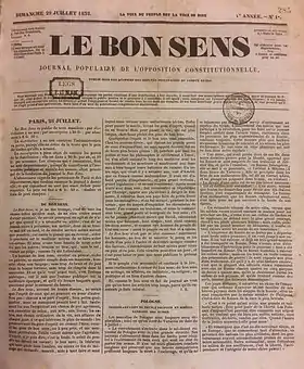 Image illustrative de l’article Le Bon Sens