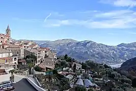 Le Broc et la vallée du Var.