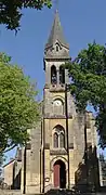 Le clocher de l'église Saint-Pierre-ès-Liens du Buisson.