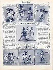 Reproduction d'une page de Paris qui chante.