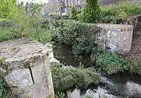 L'Escaut à Gouy: vestige du moulin à eau symbolisé sur la carte de Cassini.