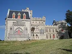 Le château d'Abbadia.