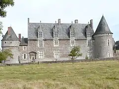 Aile ouest du Château de la Motte-Glain