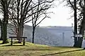 Point de vue des « Rochers de la Coop », donnant sur le viaduc de la Tardes.