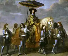 Le chancelier Séguier par Charles Le Brun (1619-1690) 295 cm x 357 cm