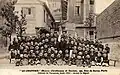 Carte postale, un groupe d'enfants en 1911.