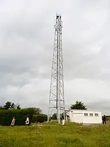 L'antenne de « Radio Le Conquet » à la pointe des Renards.