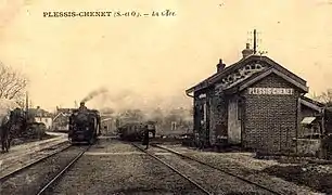 Gare du Plessis-Chenet (Essonne).