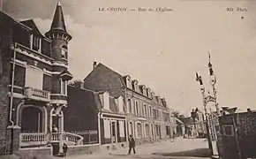 La rue de l'église.