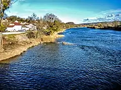 Le Doubs en amont du pont de Longevelle