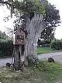 Chapelle du chêne aux pouilleux, refait après un incendie.