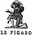 Premier logo du Figaro (1826).