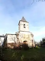 Église Saint-Pierre du Frêche (vestiges, clocher)