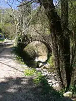 Pont près du Pian entre Gorbio et Menton.