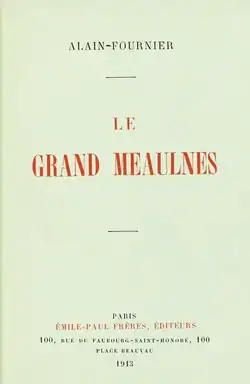 Image illustrative de l’article Le Grand Meaulnes