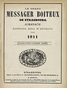 Image illustrative de l’article Le Grand Messager boiteux de Strasbourg