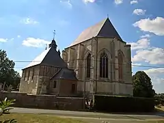 Chevet de l'église.