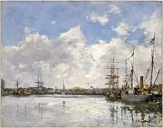 Le Havre, le port, 1884New York, Brooklyn Museum