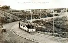 Tramway du Havre à Sainte-Adresse.