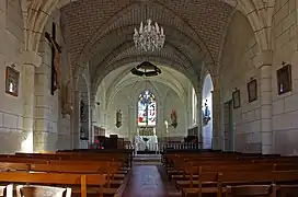 Nef de l'église Saint-Martin.