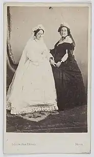 Photographie par Henri Le Lieure, Marie-Lætitia et sa belle-mère Isabella Rattazzi