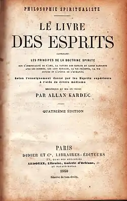 Image illustrative de l’article Le Livre des Esprits